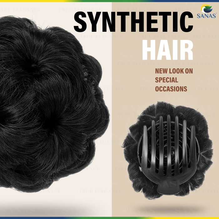 Reusable Synthetic Hair Bun Hairpiece