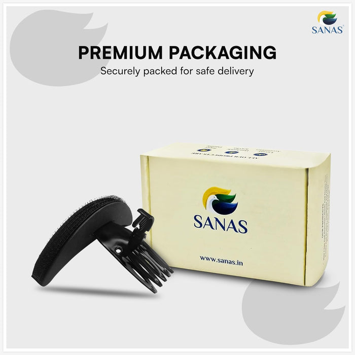 SANAS Hair Puff Maker Inserts – Hair Accessories For Women for Natural Hair Volume, Front Puff Hairstyles, and Hair Buns