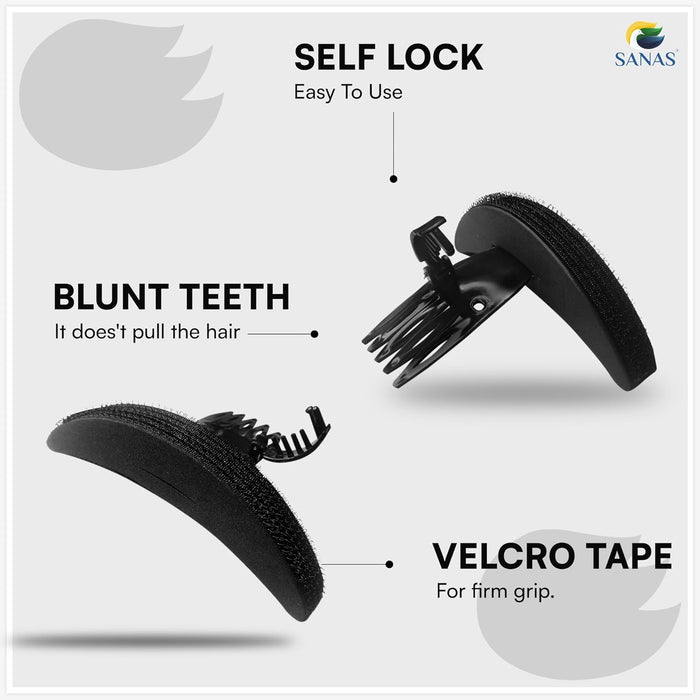 Hair Accessories For Women – SANAS Hair Volume Puff Maker for Bridal Hairstyles, Party Looks, and Daily Hair Styling