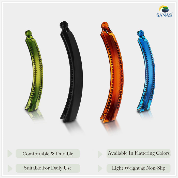 Lightweight banana hair clip for women and girls