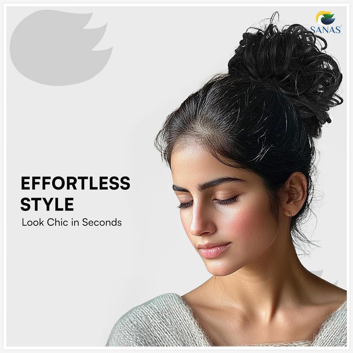 Natural Looking Messy Bun Hair Extension