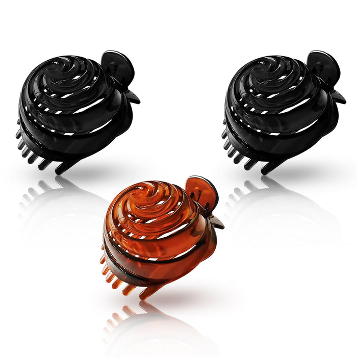 Floral Acrylic Claw Clips for Women