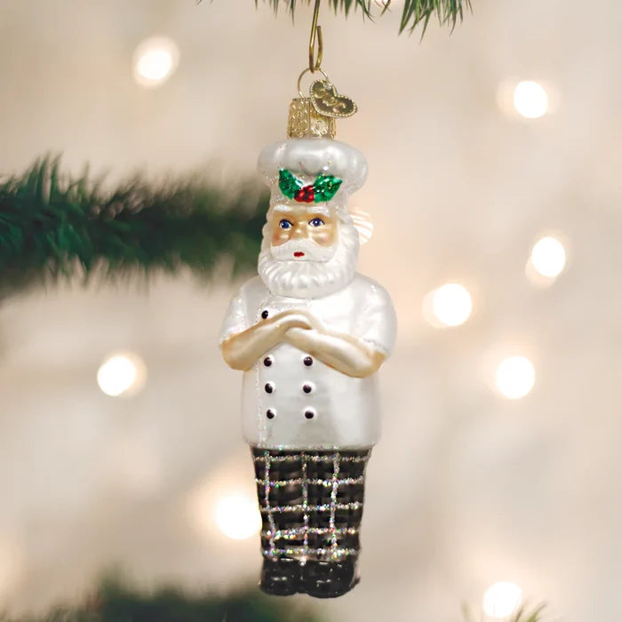 Santa Chef Ornament