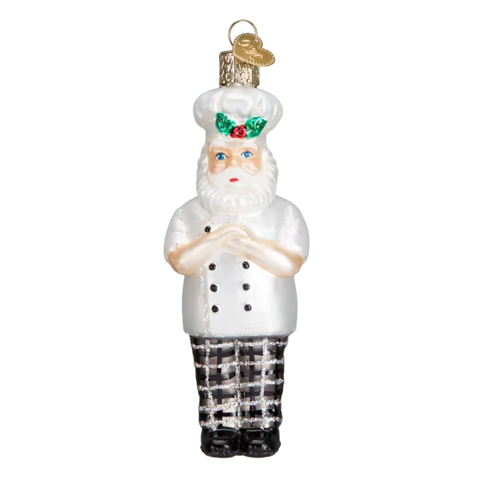 Santa Chef Ornament