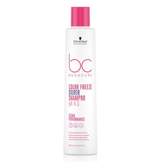 Schwarzkopf BC ph 4.5 Color Freeze Silver Shampoo, 250 ml
