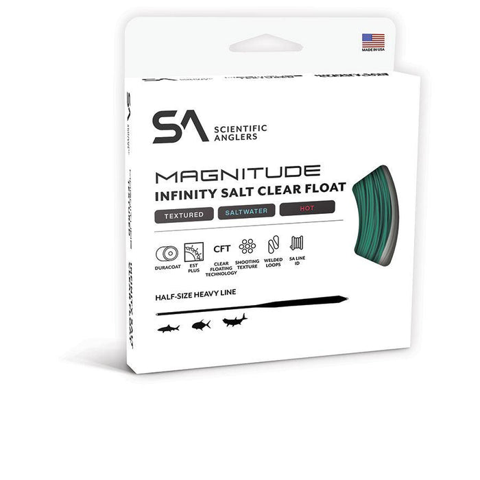 Scientific Anglers Magnitude Textured Infinity Salt Clear Float - Sale