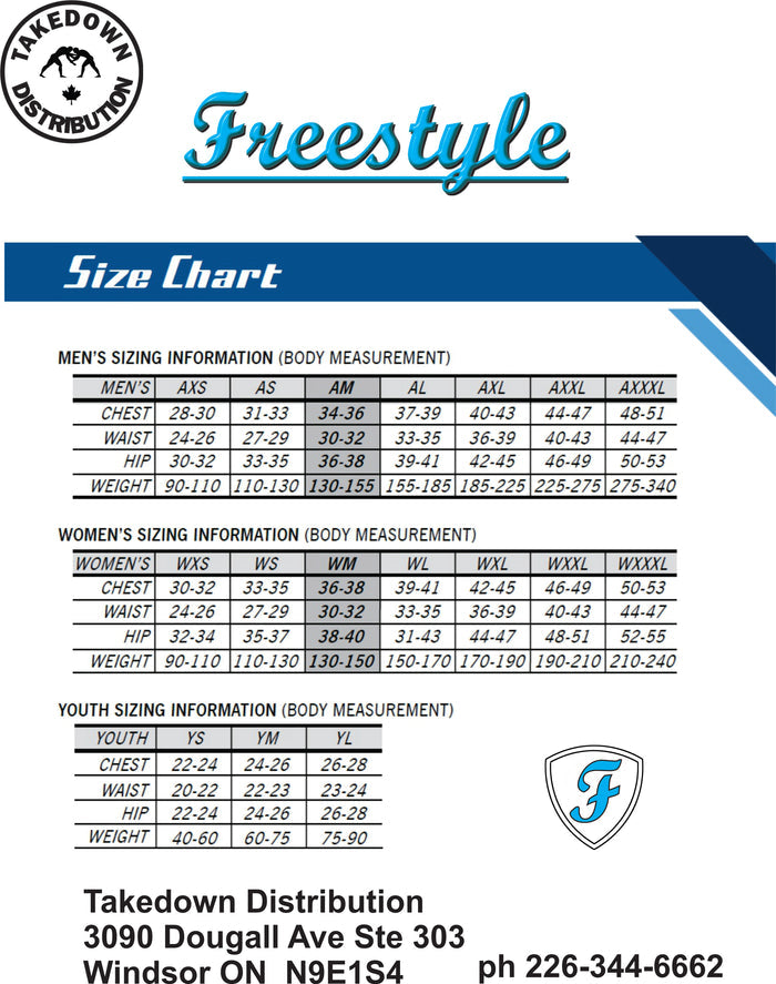 Scientific Wrestling Sublimated Blue Team Singlet WOMENS Competition