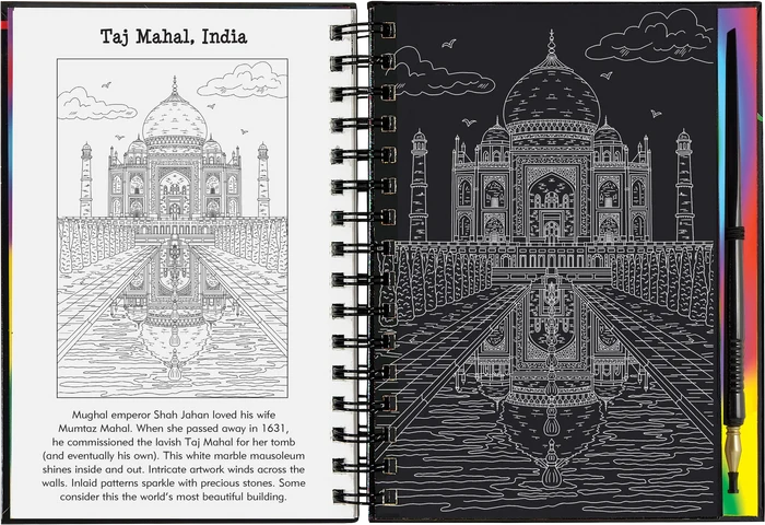 Scratch & Sketch Wonders Of The World