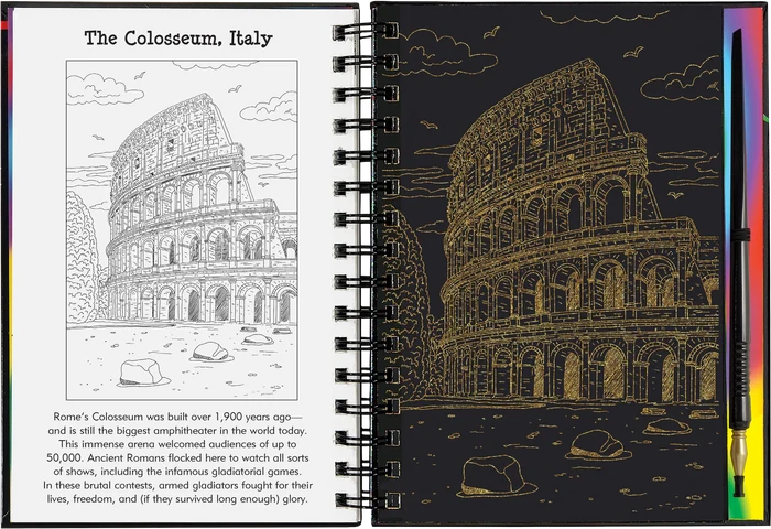Scratch & Sketch Wonders Of The World