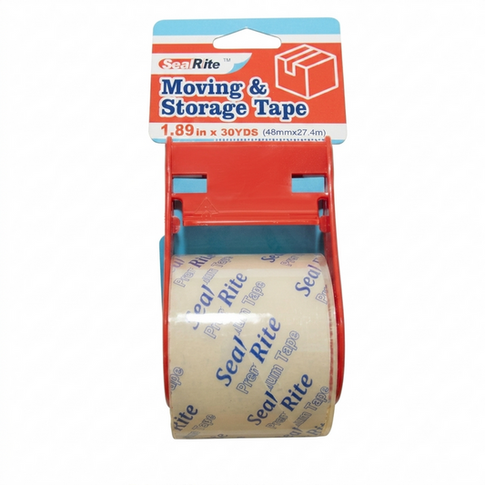 SealRite Packing Tape with Dispenser, 1.89"x30yd, Wholesale