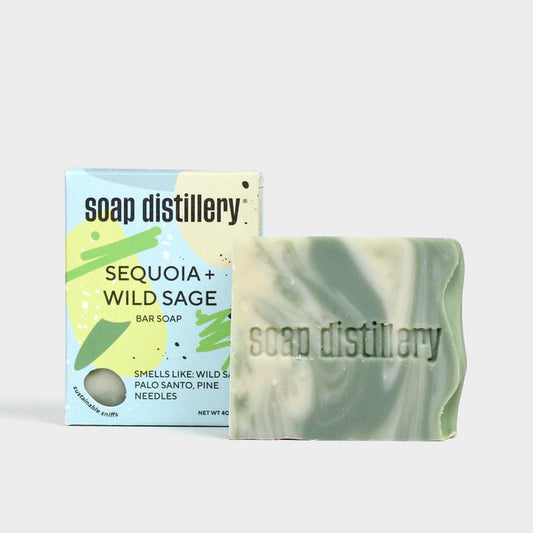 Soap Distillery Sequoia + Wild Sage Bar Soap