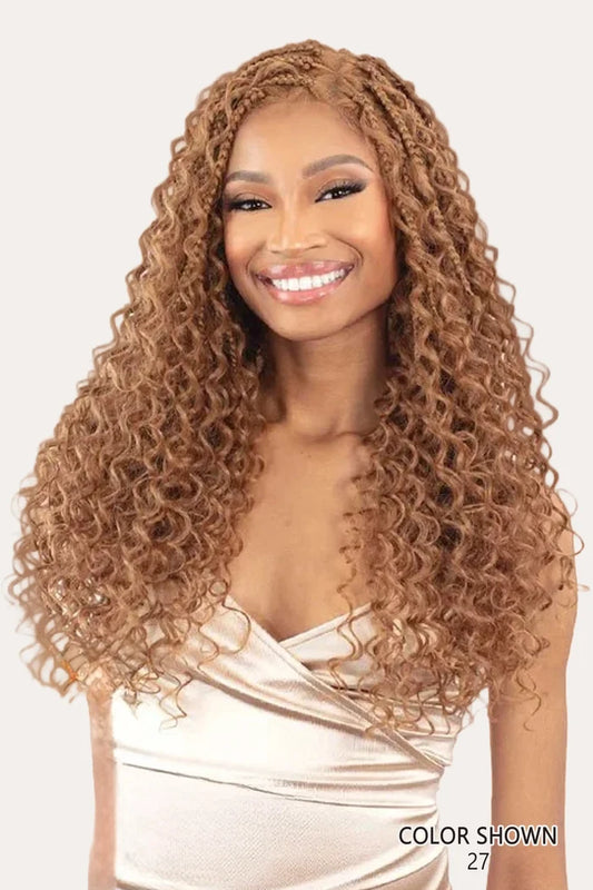 SHAKE N GO BRAIDED WHOLE LACE WIG - MISTY BOHO BOX 24" SHAKE N GO