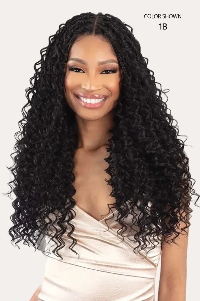 SHAKE N GO BRAIDED WHOLE LACE WIG - MISTY BOHO BOX 24" SHAKE N GO
