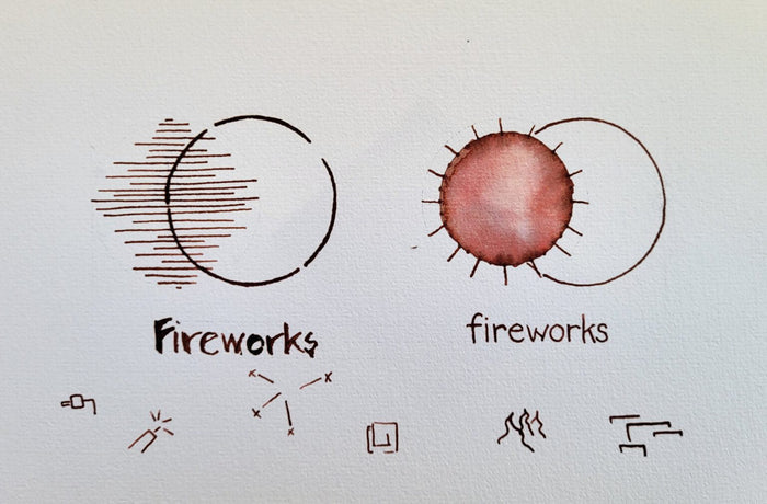 Shanghai Stationary Ink - Fireworks - 50ml