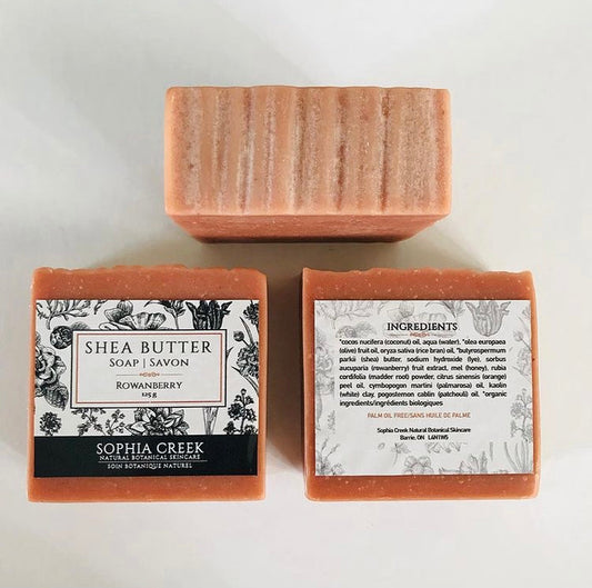 Shea Butter Soap Bar - Rowanberry