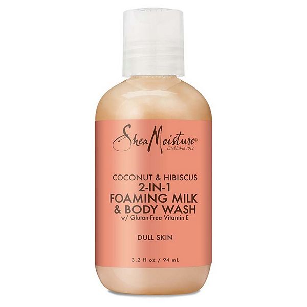 Shea Moisture Coconut & Hibiscus 2-In-1 Foaming Milk & Body Wash 94 ml