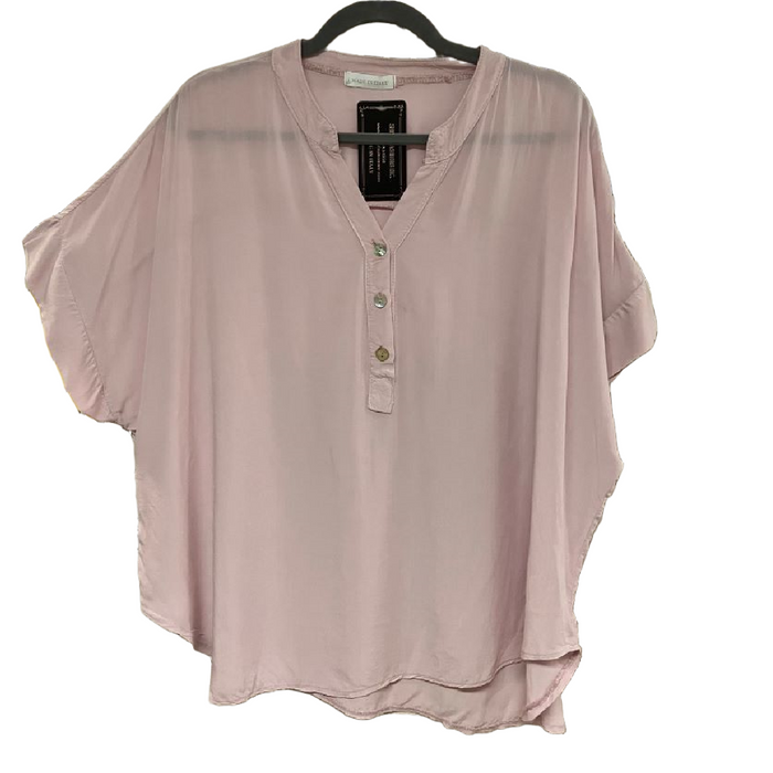 SHIVA Lightweight Band Collar Top