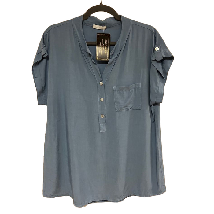 SHIVA Lightweight Collared Top