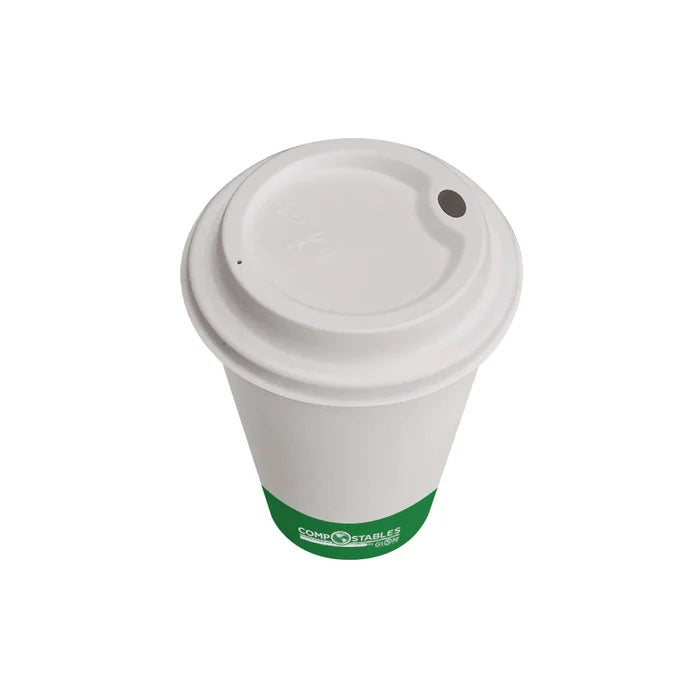 Single Wall Hot/Cold Compostable Paper Cups, 1000/Case