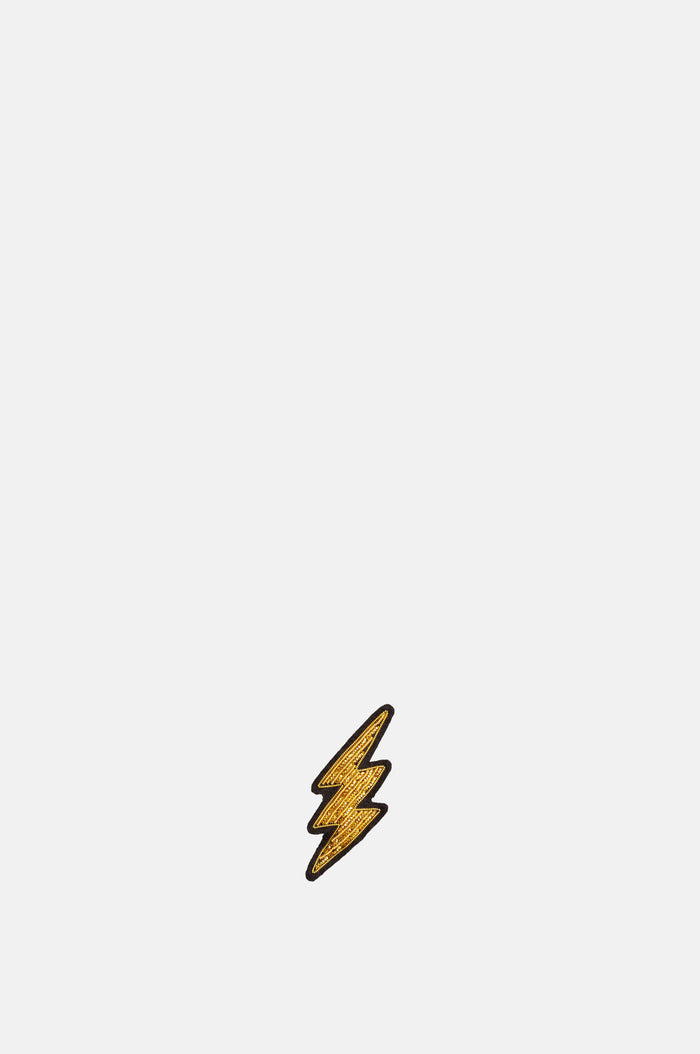 Macon & Lesquoy Small Golden Lightning Brooch.