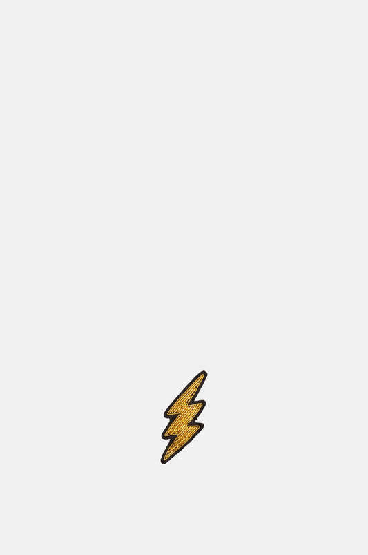 Macon & Lesquoy Small Golden Lightning Brooch.