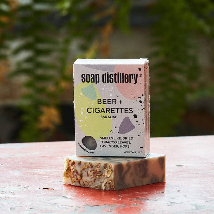 Soap Distillery - Beer + Cigarettes Bar Soap