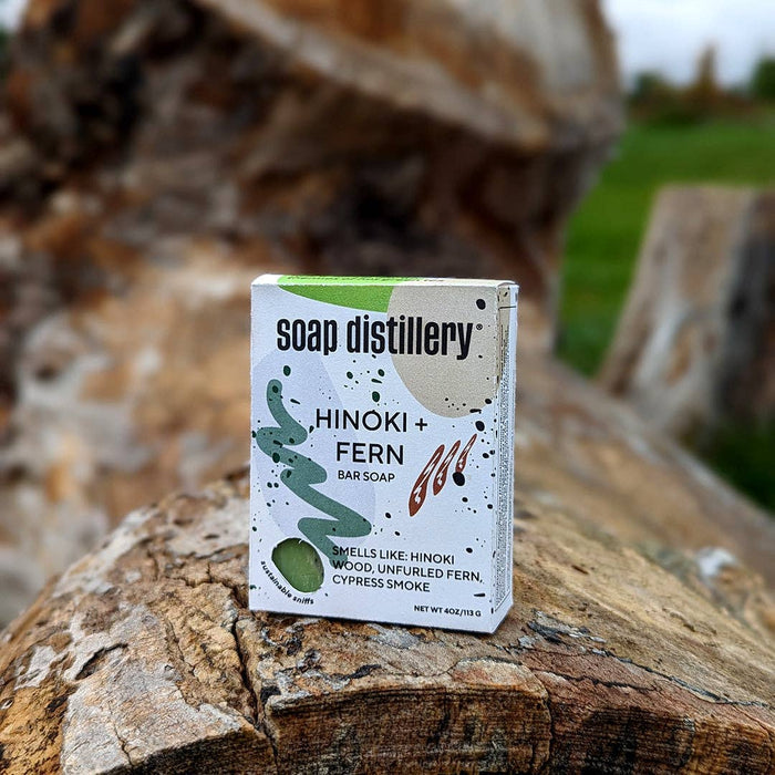 Soap Distillery - Hinoki + Fern Bar Soap