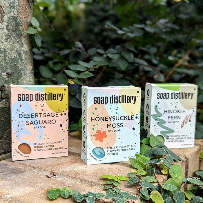 Soap Distillery - Honeysuckle + Moss Bar Soap