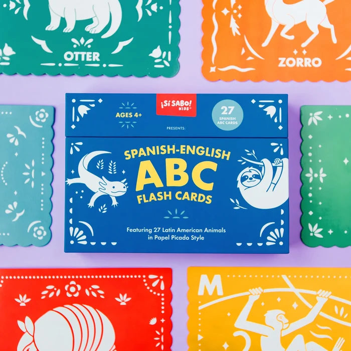 Spanish - English ABC Flash Cards
