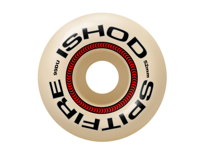 Spitfire - 99D Formula Four Ishod Wair Lockin Wheels - White 52mm