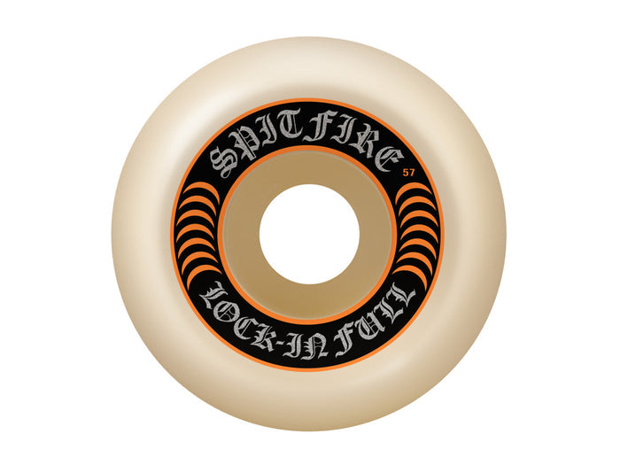 Spitfire - 99D Formula Four Lockin Full Wheels - White 57mm