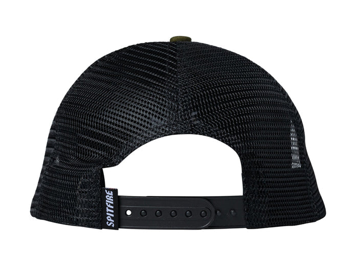 Spitfire - Bighead Trucker Cap - Olive / Red