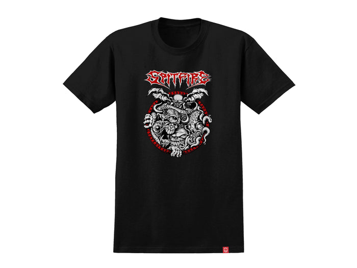 Spitfire - Demon Gate T-Shirt - Black / Red
