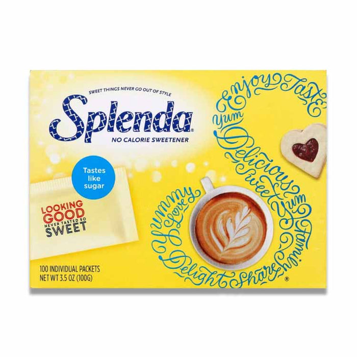 Splenda No Calorie Sweetener Packets 100 Count - 12 Pack
