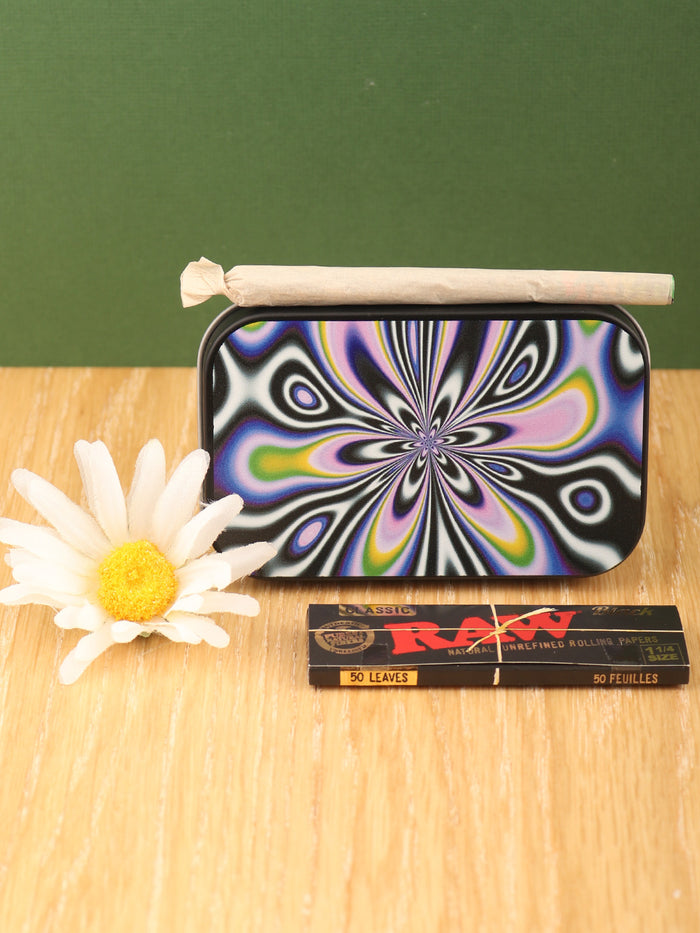 Stash Tin Printed | Psychedelic-Image 1