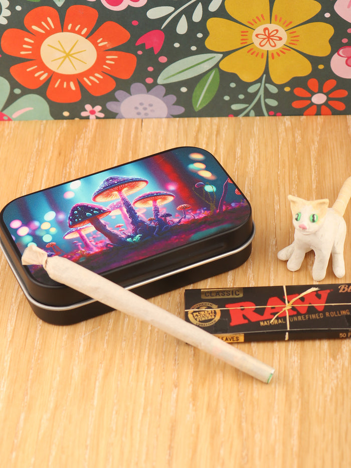 Stash Tin Printed | Shrooms-Image 1