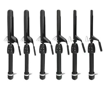 Stylecraft Black Gold Ceramic Professional  Curling Iron - Palms Fashion Inc.