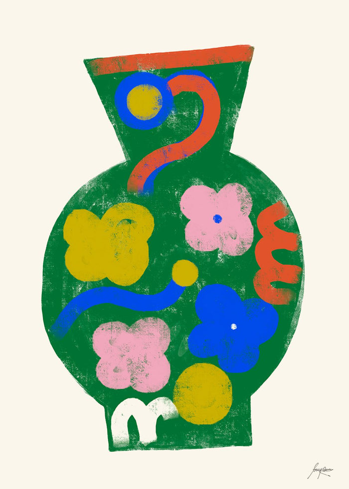 Summer Vase 01 by Lucrecia Rey Caro