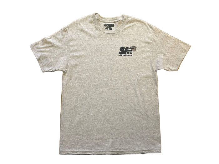 Sure - Clippy T - Athletic Heather / Black