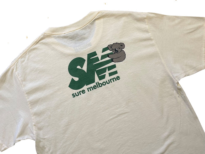 Sure - Clippy T-Shirt - Faded Cream / Forest