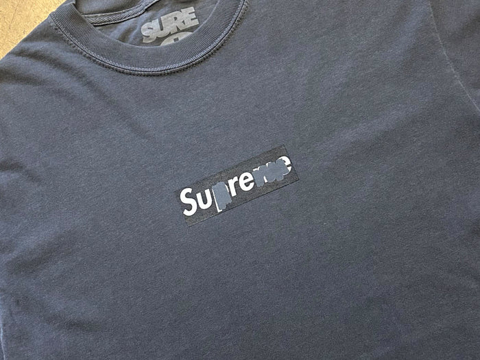 Sure - Sharpie T-Shirt - Faded Black / Black