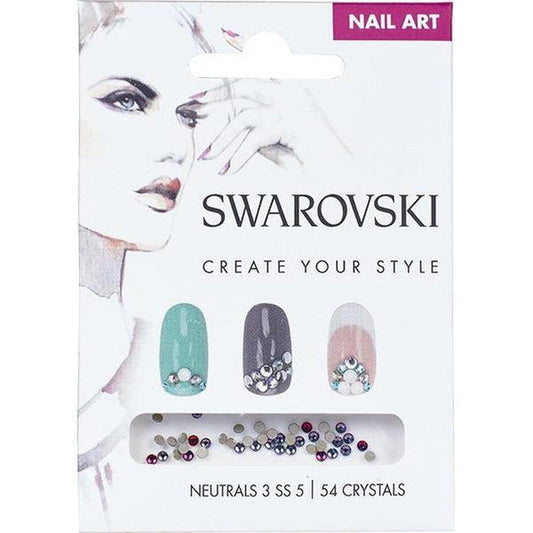 SWAROVSKI NAIL ART LOOSE CRYSTALS - NEUTRAL 3 SS5