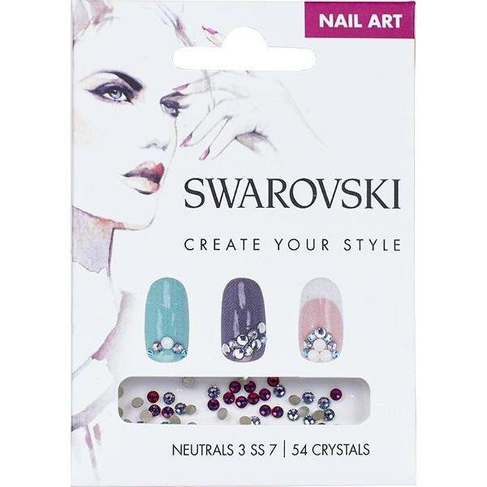 SWAROVSKI NAIL ART LOOSE CRYSTALS - NEUTRAL 3 SS7