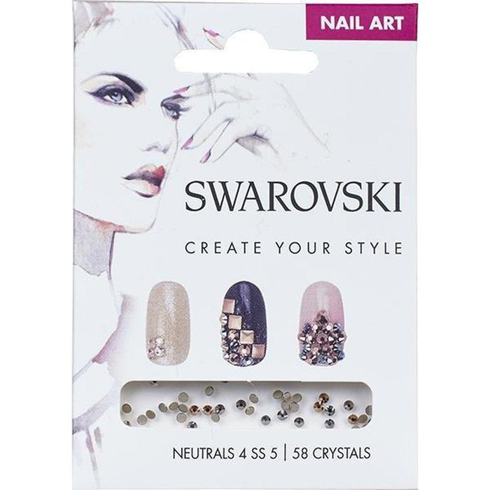 SWAROVSKI NAIL ART LOOSE CRYSTALS - NEUTRAL 4 SS5