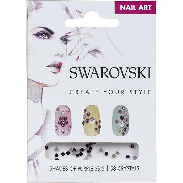 SWAROVSKI NAIL ART LOOSE CRYSTALS - PURPLE SS5