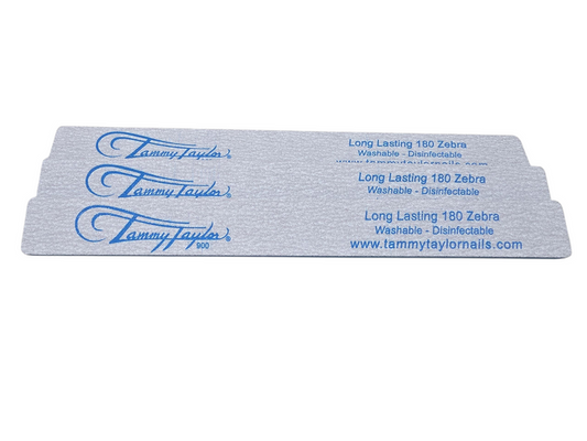 Tammy Taylor - Little Long Lasting Zebra File 180 Grit - Pack of 3
