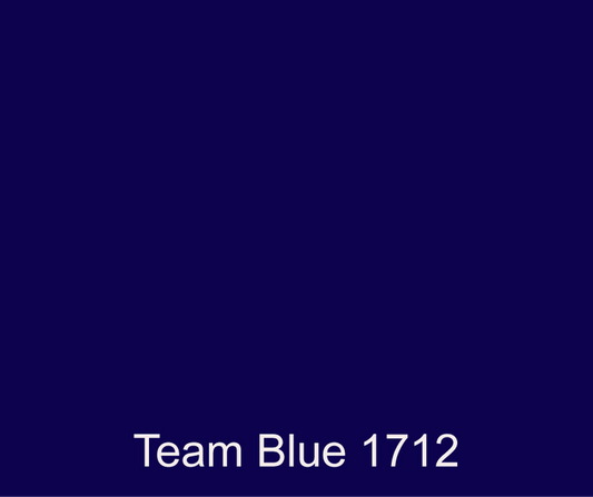Bright, deep blue custom colored polyester gel coat.
