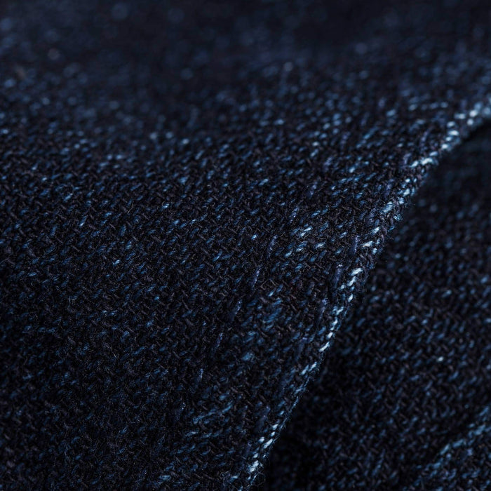 The Après Short in Indigo Crepe