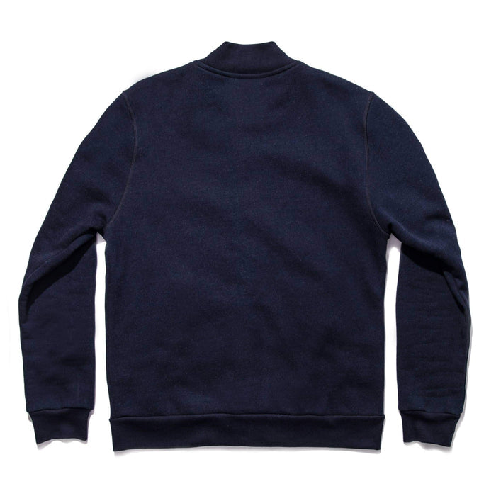 The Bomber in Indigo Fleece