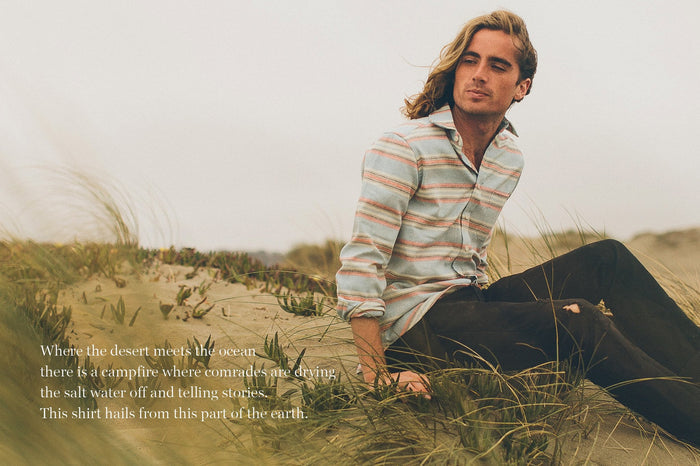 The California in Adobe Baja Stripe
